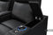 Valencia Piacenza Luxury Leather Home Theater Seating Row of 2, Onyx