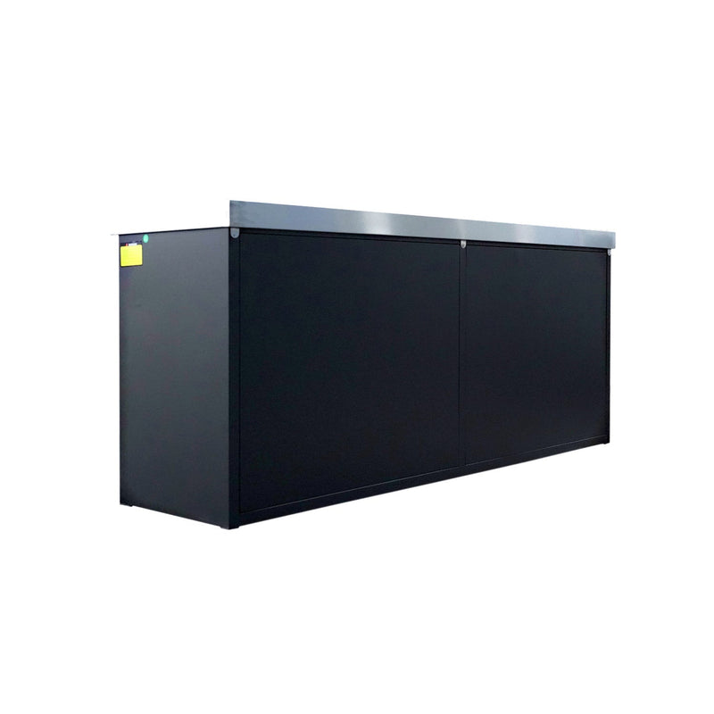 7ft Heavy Duty Workbench with 10 Drawers & 2 Cabinets