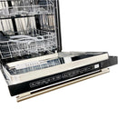FORNO Appliance Package - 36 Inch Dual Fuel Range, Wall Mount Range Hood, Dishwasher, AP-FFSGS6156-36-W-2