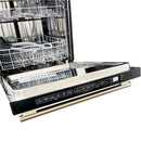 FORNO Appliance Package - 48 Inch Gas Range, 60 Inch Refrigerator, Microwave Drawer, Dishwasher, AP-FFSGS6244-48-7