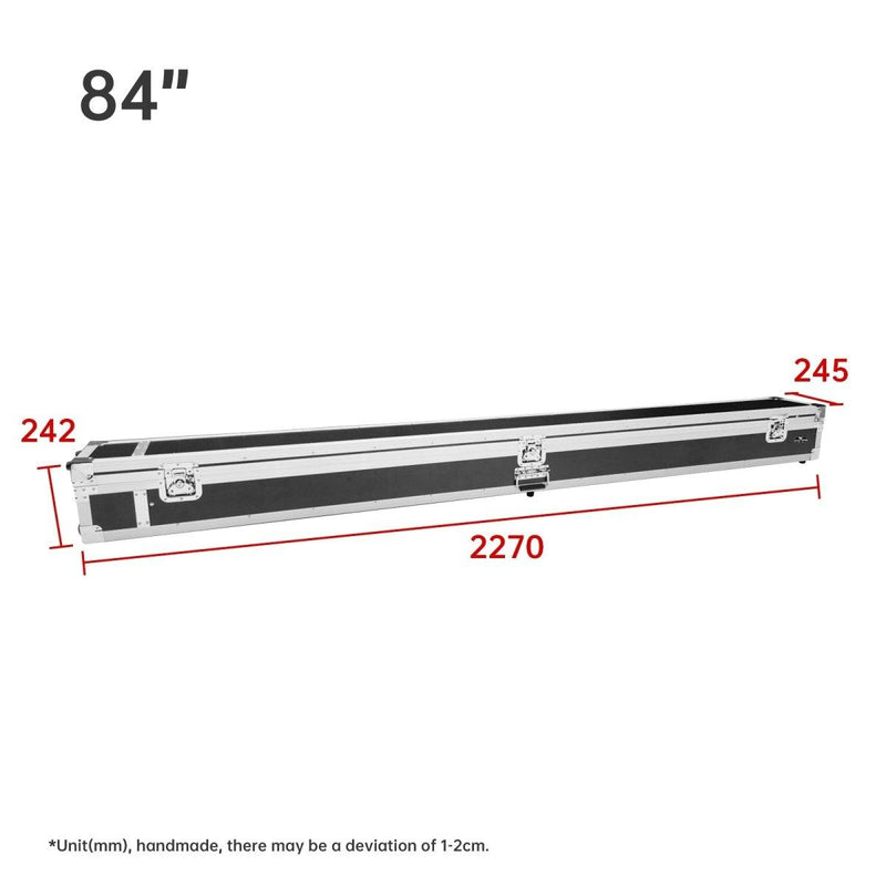 BUNDLE  VIVIDSTORM S PRO / S PRO P Motorized Tension Floor Rising UST ALR Projector Screen & Heavy Duty Aluminium Travelling Case