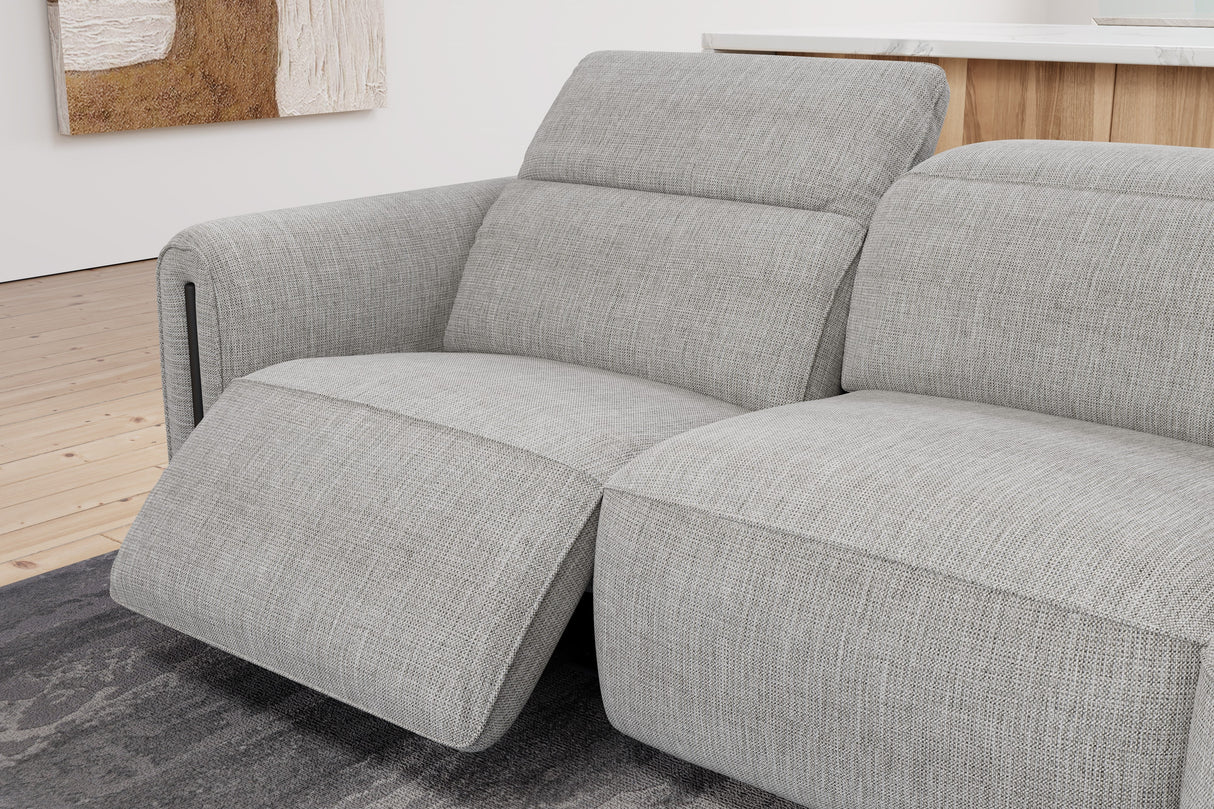 Octavia Fabric Reclining Corner Sectional Cloud Sofa