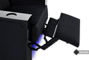 Valencia Naples Prestige Home Theater Seating Row of 2, Raven