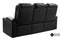 Valencia Oslo Luxury Console Home Theater Seating Console Row of 3 Dropdown Center, Onyx