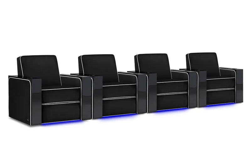 Valencia D-BOX Habtic+ Leather Home Theater Seating Naples Elegance