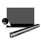 BUNDLE  VIVIDSTORM S PRO / S PRO P Motorized Tension Floor Rising UST ALR Projector Screen & Heavy Duty Aluminium Travelling Case
