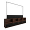 Bundle VIVIDSTORM Nexus Motorized Projector Screen Integrated Shelving Unit & S White Cinema/S ALR Motorized Tension Floor Rising Obsidian Long Throw ALR Projector screen