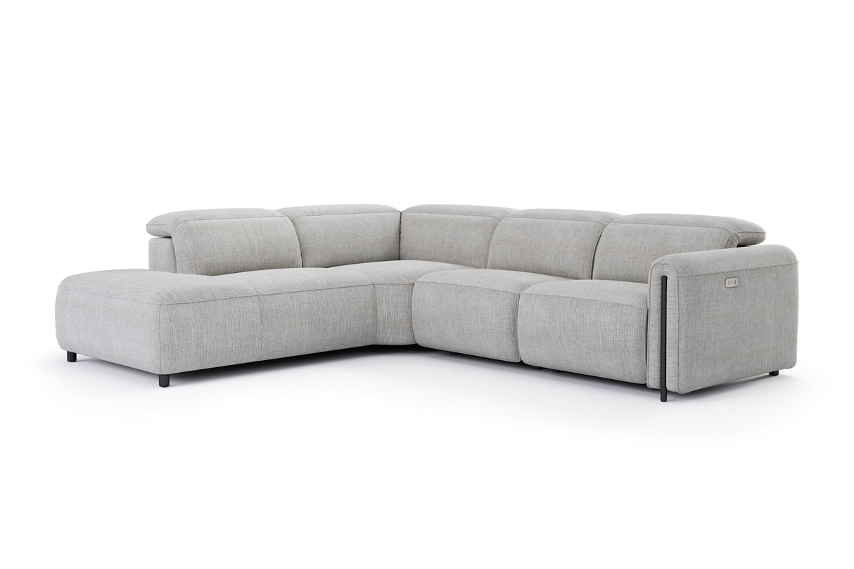 Octavia Fabric Reclining Corner Sectional Cloud Sofa