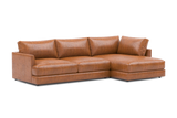 Serena Leather Sectional Sofa