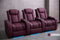 Valencia 2025 New Tuscany Ultimate Luxury Leather Home Theater Seating Row of 2, Onyx