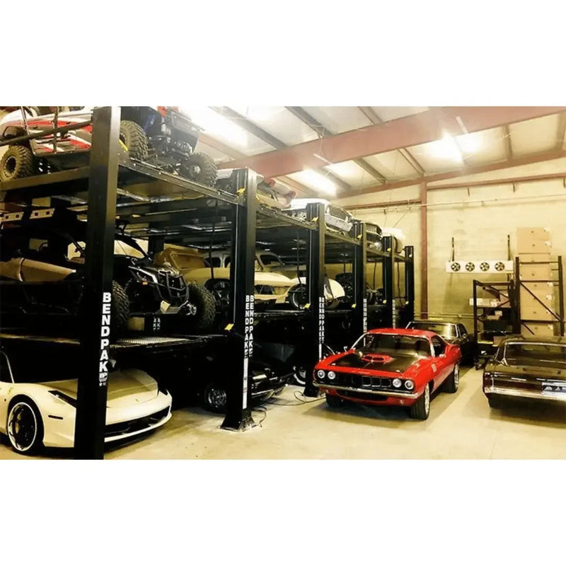 Three Level BendPak Parking Lift HD-973P 9,000 and 7,000 Lb. Capacity