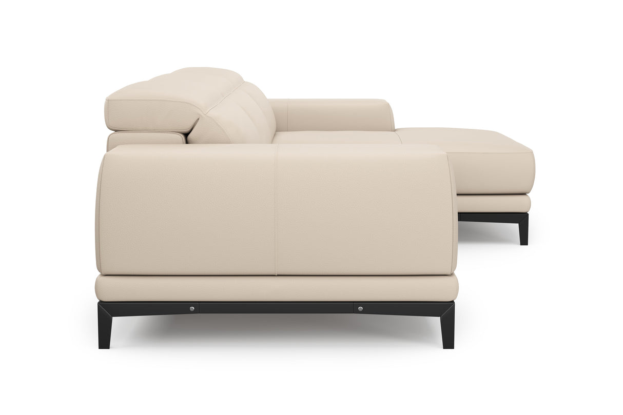 Valletta Leather Sectional Sofa