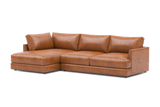 Serena Leather Sectional Sofa