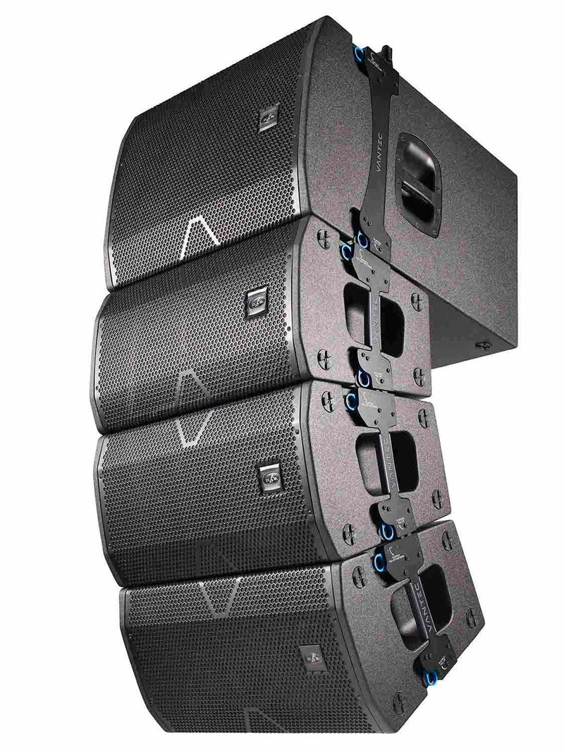 DAS Audio VANTEC-20A Active 2-Way Powered Curved Source Array Subwoofer Black - 12 Inch