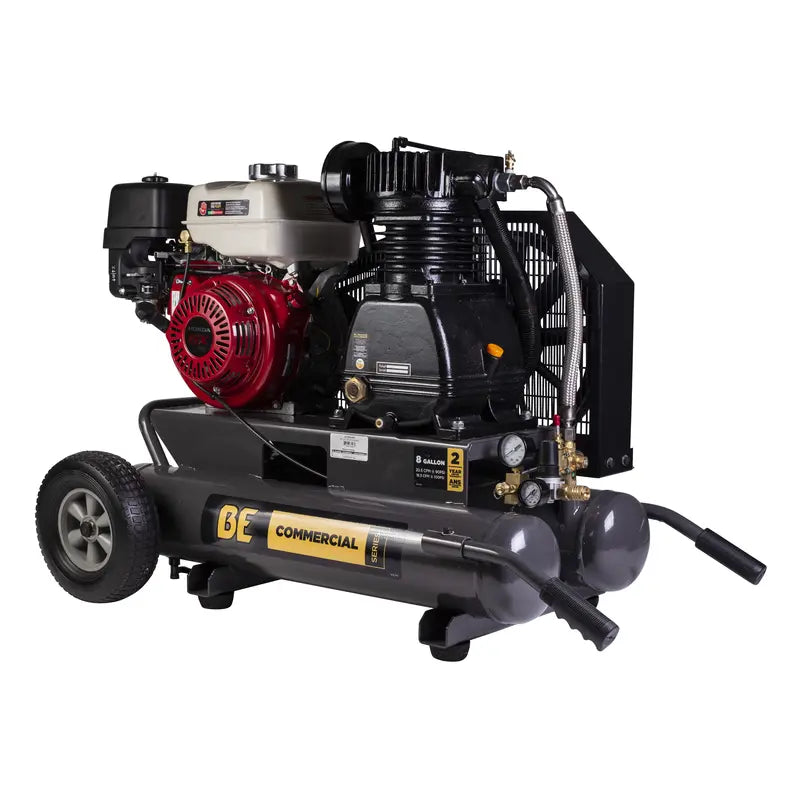 BE Power 17.7 CFM @ 175 PSI Gas Air Compressor with Honda GX270 Engine - AC908HB2