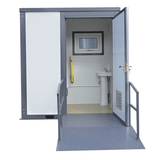 Handicap-Accessible Portable Restroom for Disabled