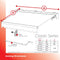 Advaning Classic Series Fully Assembled Retractable Sun Shade Canopy Awning (SAK92851)