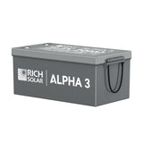 ALPHA 3 | 12V 300Ah LiFePO4 Battery | 12V Lithium Battery for RVs, Cabins, Off-Grid | 5,000 Lifetime Cycles | Internal Heat Technology | Bluetooth