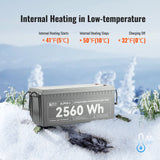 ALPHA 4 | 24V 100Ah LiFePO4 Battery | Powerful 24V Lithium Battery for RVs, Trailers, Vans, Boats, Off-Grid | 5,000 Lifetime Cycles | Bluetooth and Internal Heat Technology