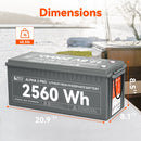 ALPHA 2 PRO | 12V 200Ah LiFePO4 Battery | Premium 12V Lithium Battery for RVs, Cabins, Tiny Homes | 7,000 Lifetime Cycles | 10 Year Warranty | UL1973 Certified