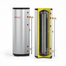 APOLLO DHW80 - Stainless Indirect Water Heater Tank - 80gal
