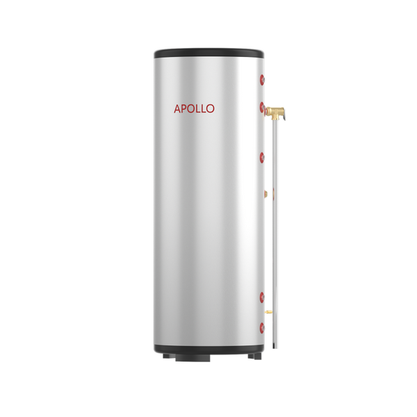 APOLLO DHW80 - Stainless Indirect Water Heater Tank - 80gal