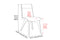 Valencia Aileen Top Grain Leather Dining Chair, Beige (Set of 2)