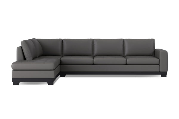 Aine Leather Corner Sectional Sofa
