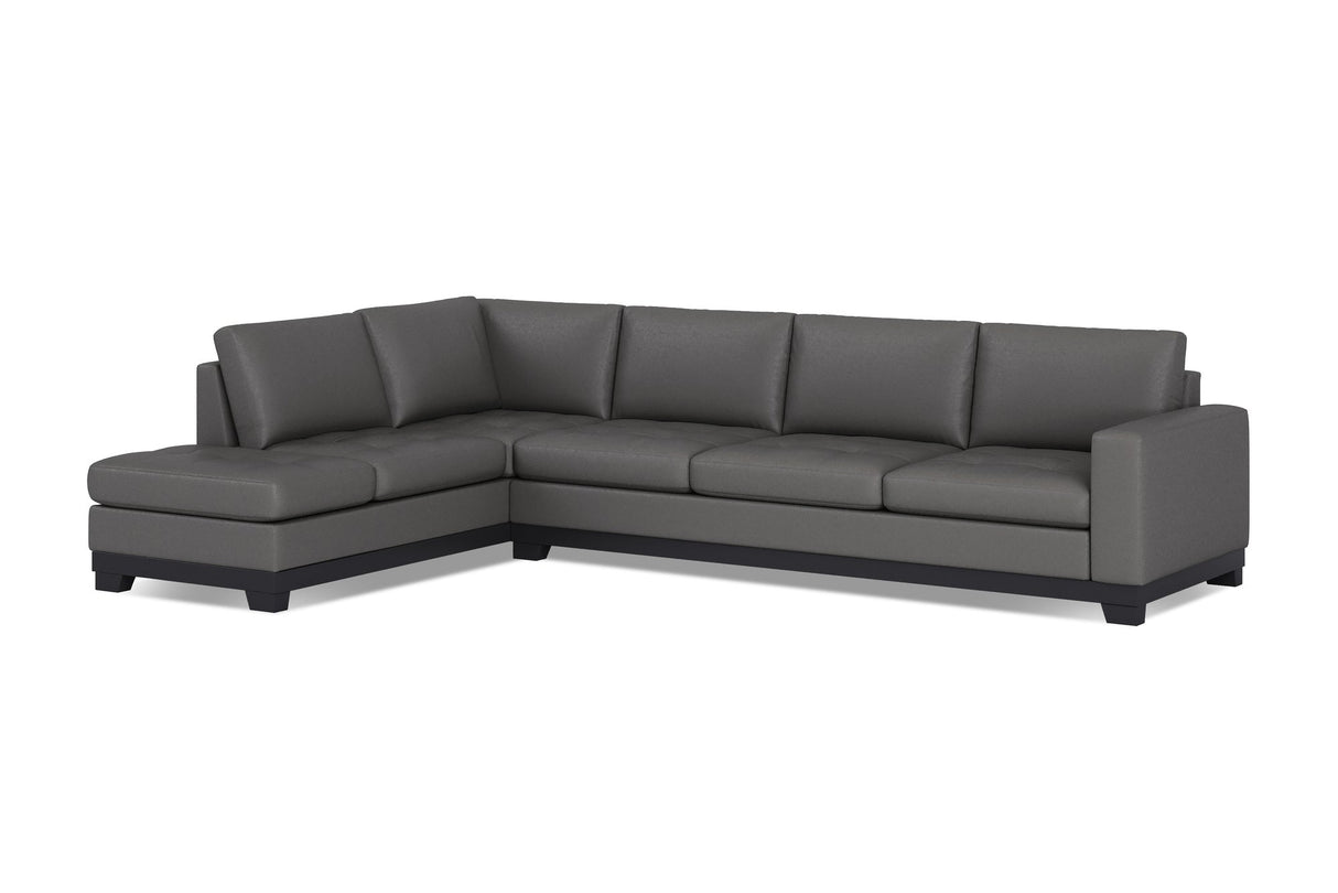 Aine Leather Corner Sectional Sofa