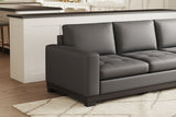 Aine Leather Corner Sectional Sofa