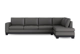 Aine Leather Corner Sectional Sofa