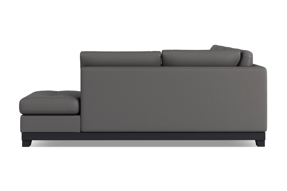Aine Leather Corner Sectional Sofa