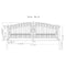 18'x6' Steel Dual Swing Driveway Gate, VENICE Style