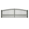 18'x6' Steel Dual Swing Driveway Gate - PARIS Style