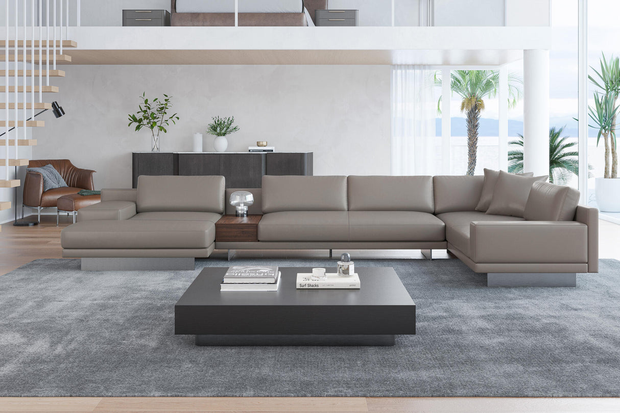 Alessandro Leather Modular Sectional Sofa