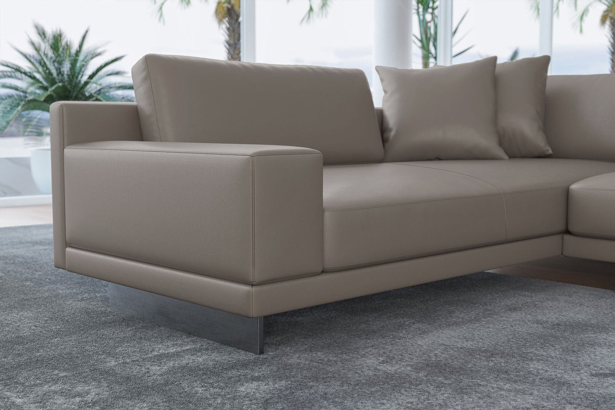 Alessandro Leather Modular Sectional Sofa