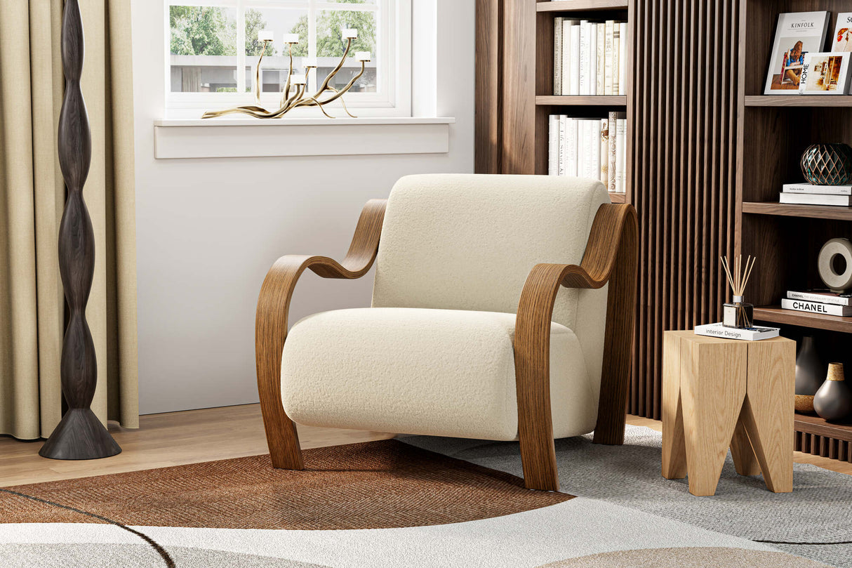 Alexis Boucle Accent Chair