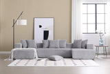 Alexus Corduroy Fabric Sectional Sofa