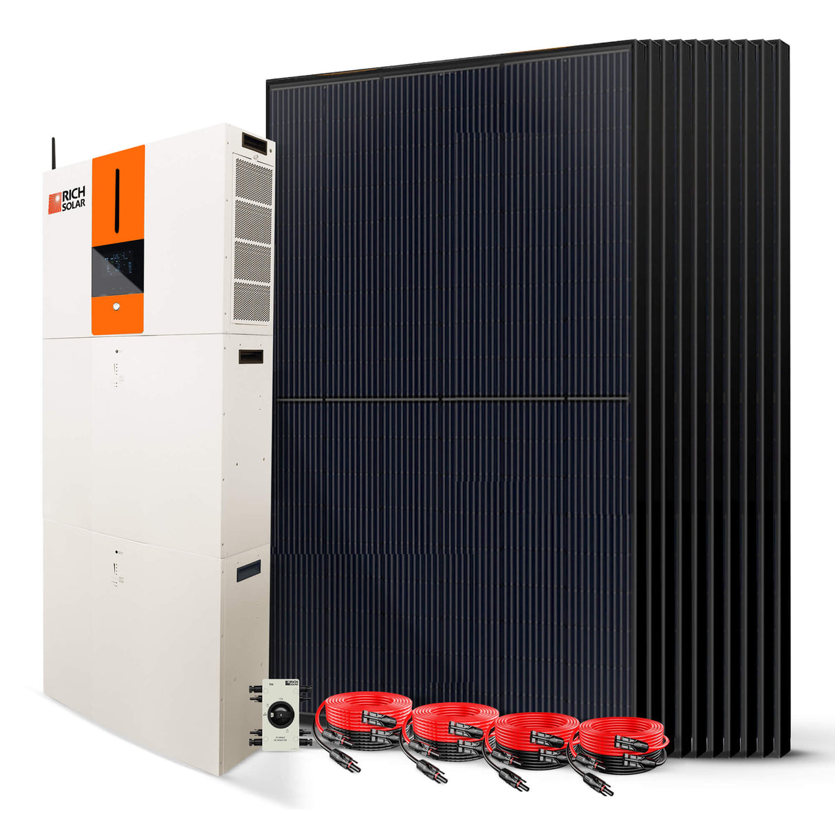 4000 Watt Solar | 48V 6500W/120V Hybrid Inverter | All-in-One Kit