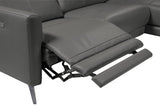 Andria Leather Reclining Sectional Sofa