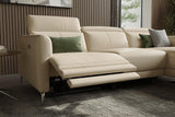 Andria Leather Reclining Sectional Sofa