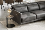 Andria Leather Reclining Sectional Sofa