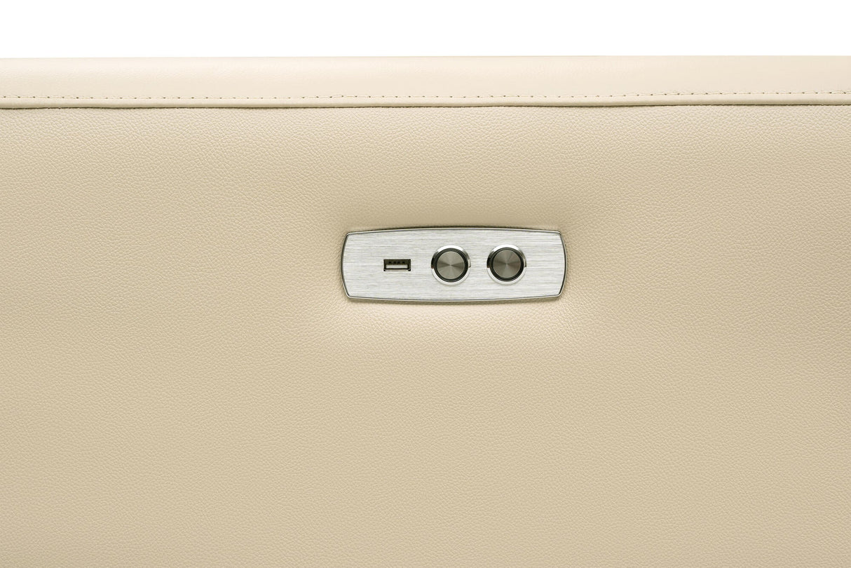 Andria Leather Reclining Sectional Sofa