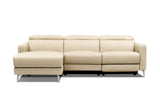 Andria Leather Reclining Sectional Sofa