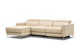 Andria Leather Reclining Sectional Sofa