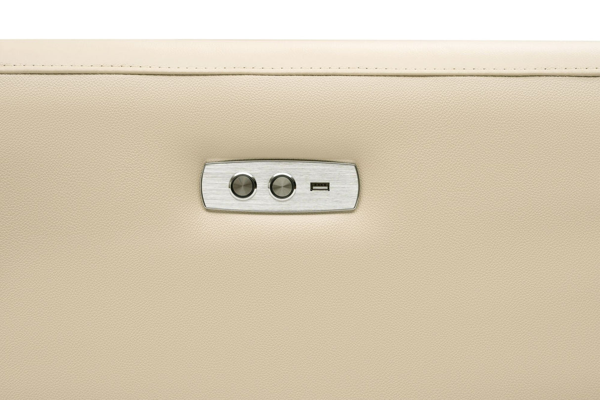 Andria Leather Reclining Sectional Sofa