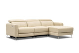 Andria Leather Reclining Sectional Sofa