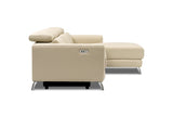 Andria Leather Reclining Sectional Sofa