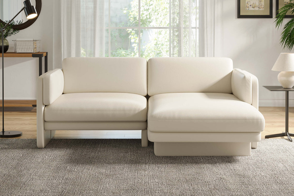 Annalise Leather Sectional Sofa