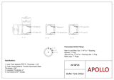 APOLLO BF25 - Stainless Buffer Tank - 25gal